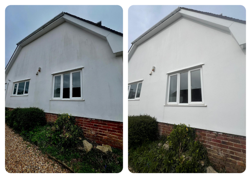 render cleaning soft wash algae removal